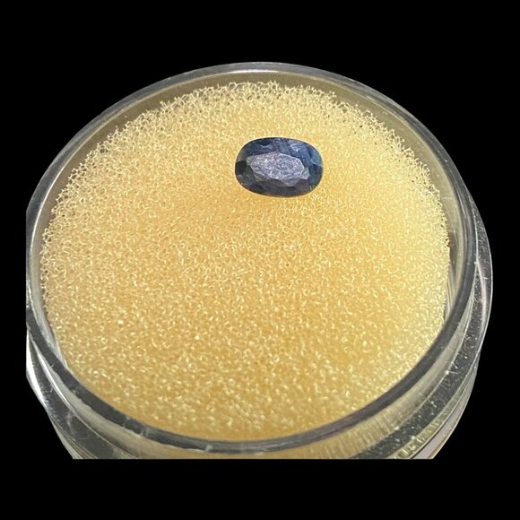 Gemstone Sapphire Blue Oval Faceted Stone - Picture 1 of 4